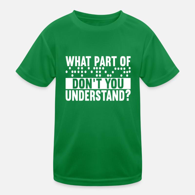 Blind Sehbehinderung Kinder Funktions-T-Shirt