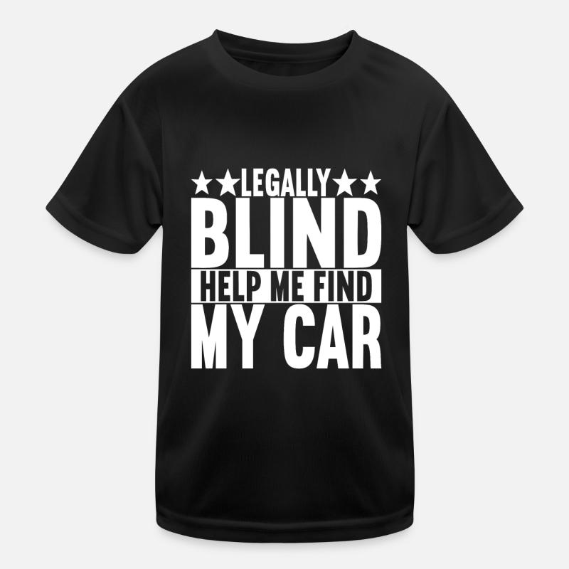Blind Sehbehinderung Kinder Funktions-T-Shirt