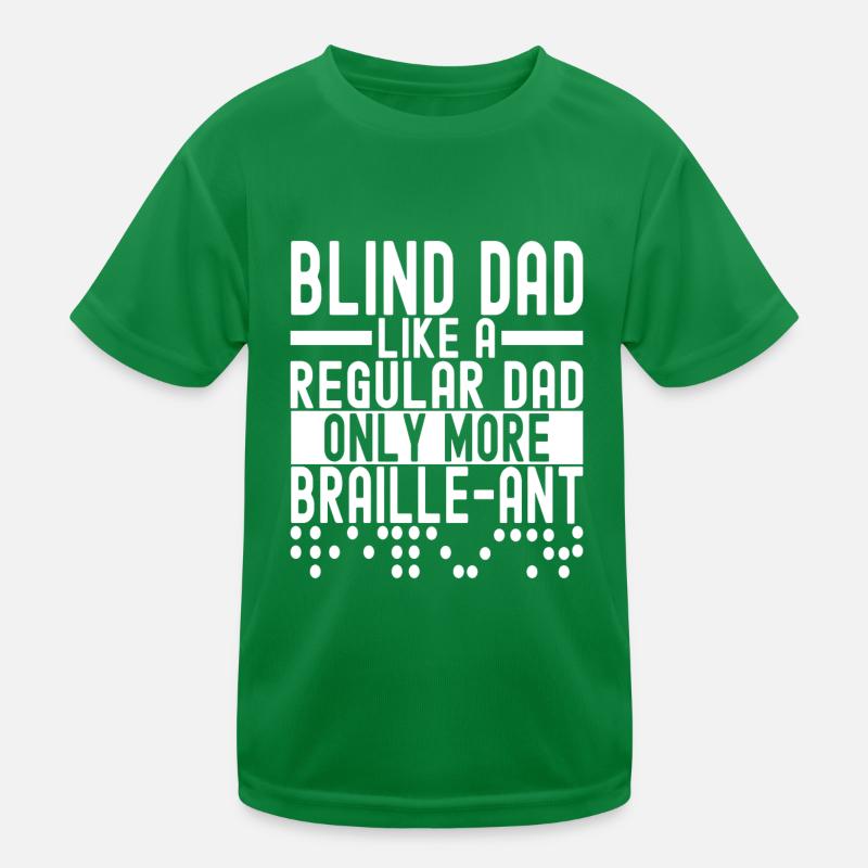 Blind Sehbehinderung Kinder Funktions-T-Shirt