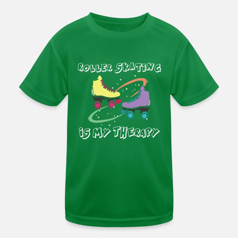 Roller skating Kids Functional T-Shirt