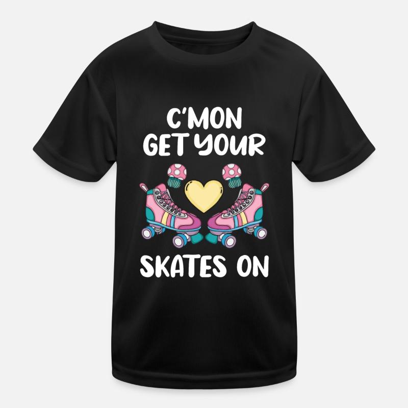 Rollschuhlaufen Kinder Funktions-T-Shirt