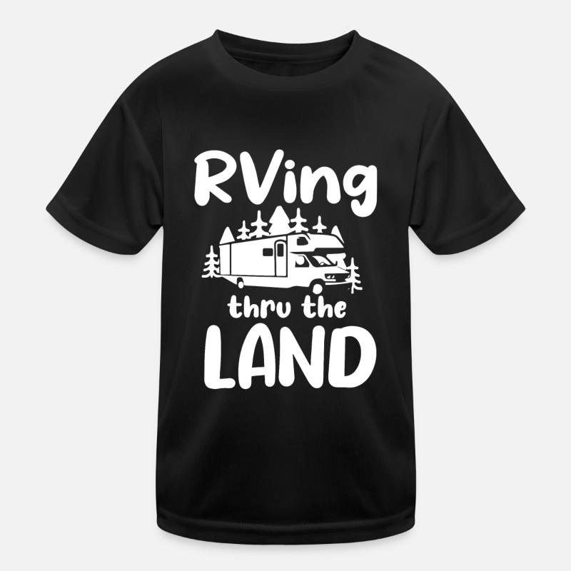 Motorhome Camping Kids Functional T-Shirt