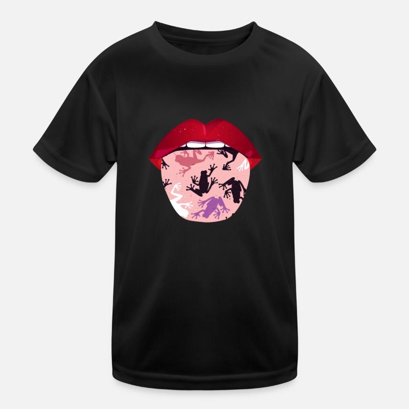 Langue de crapaud grenouille T-shirt sport Enfant