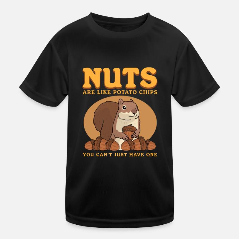 Cute Squirrel Grey Squirrel Squirrel Gift Kids Functional T-Shirt