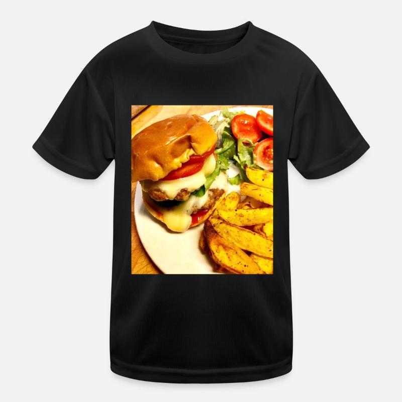 burger T-shirt sport Enfant