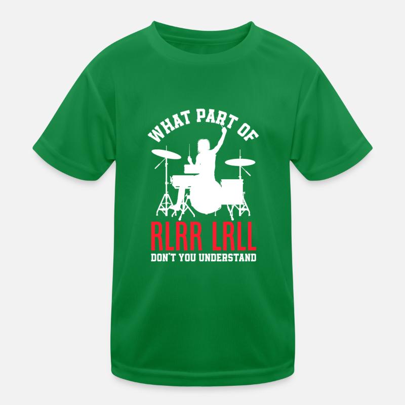 Drums Drummer Gift T-shirt sport Enfant