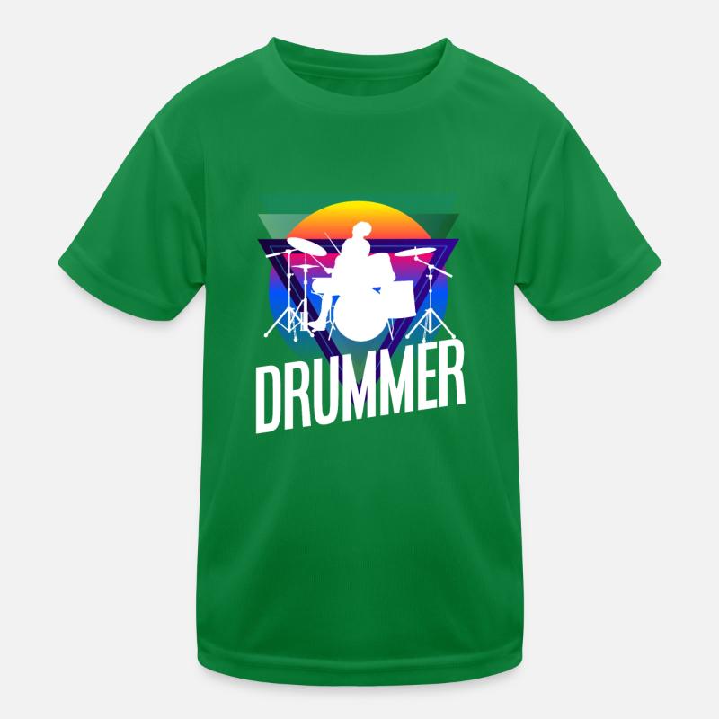 Drums Drummer Gift T-shirt sport Enfant