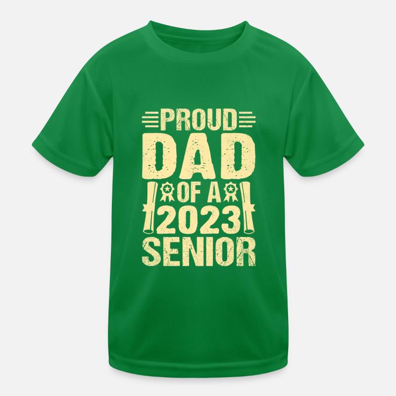 Lustige Stolzer Vater Eines Abschlussgeschenks Kinder Funktions-T-Shirt
