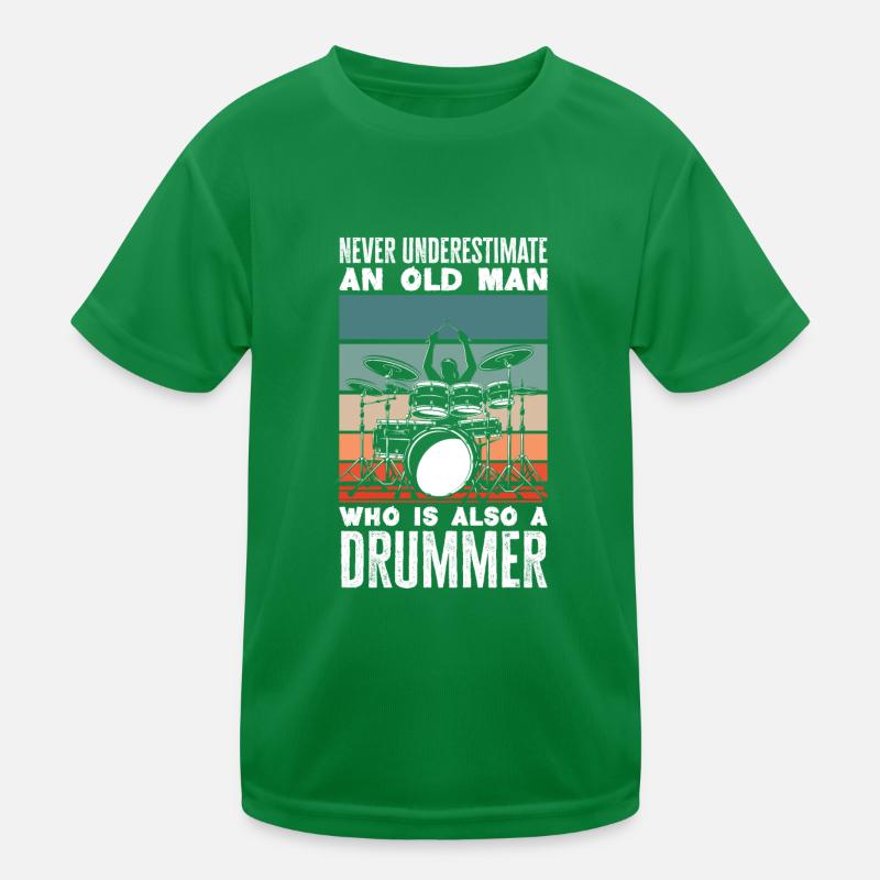 Drums Drummer Gift T-shirt sport Enfant