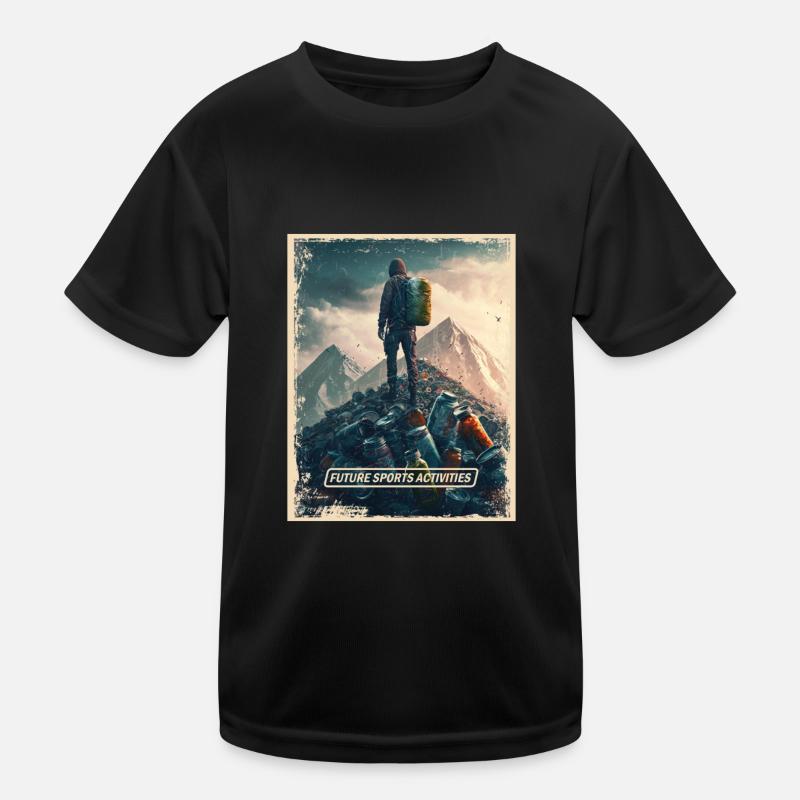 Alpinisme monde post-apocalyptique T-shirt sport Enfant
