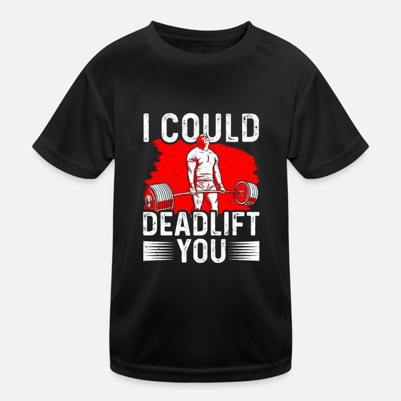 Musculation - Je pourrais te soulever T-shirt sport Enfant