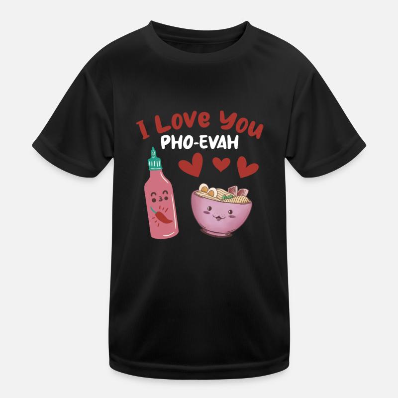 Je t’aime Pho-Evah Pho Soup Lovers T-shirt sport Enfant
