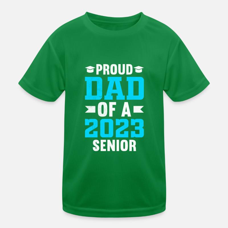 Lustige Stolzer Vater Eines Abschlussgeschenks Kinder Funktions-T-Shirt
