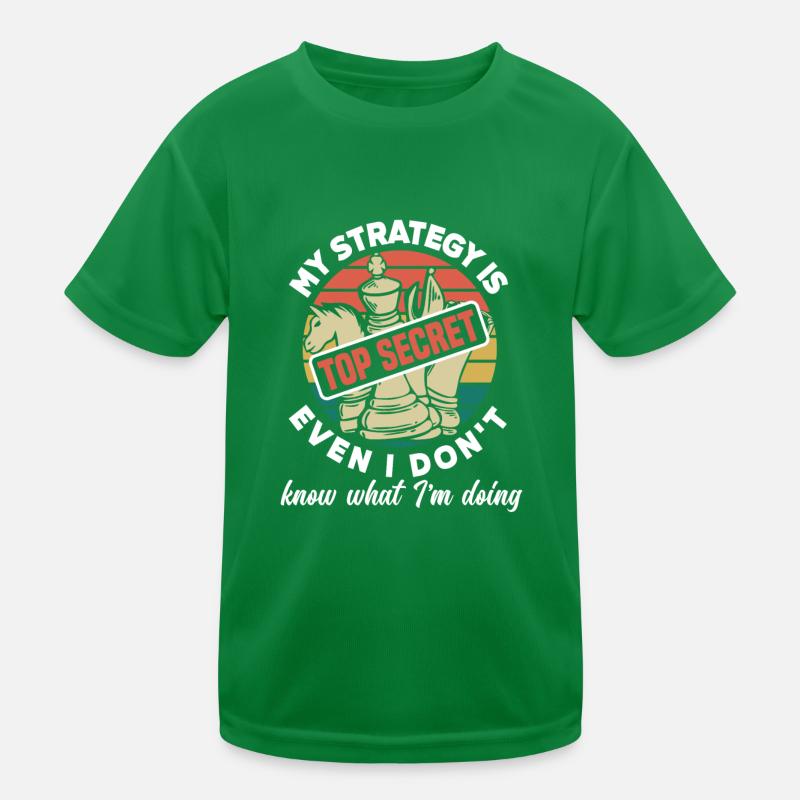 Lustiger Schach Spruch Geschenk Kinder Funktions-T-Shirt