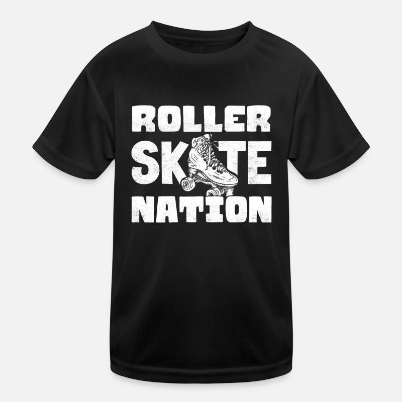 Skating, roller skating Kids Functional T-Shirt