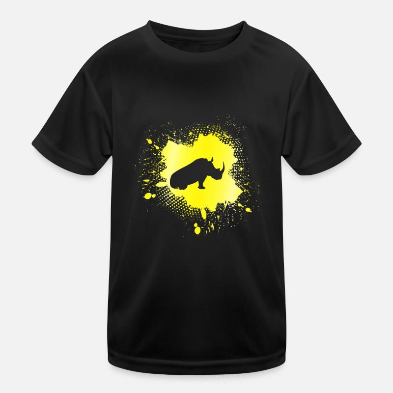 Nashorn Kinder Funktions-T-Shirt