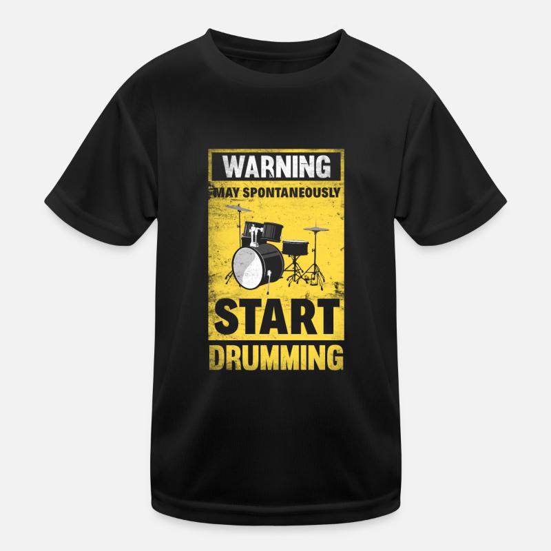 Drums Drummer Gift T-shirt sport Enfant
