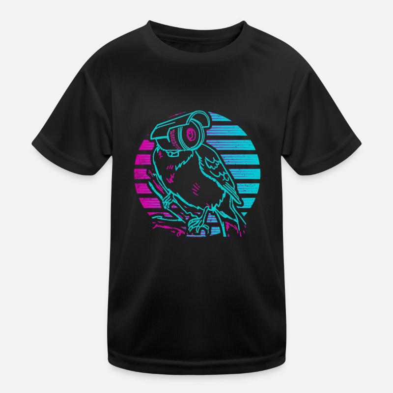 Birds Are Not Real Kids Functional T-Shirt