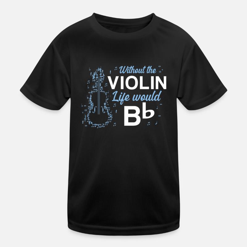 Jeu de mots violoniste sans le T-shirt sport Enfant