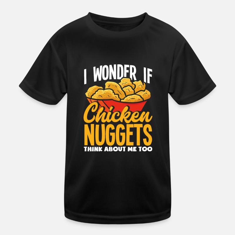 Pépites de poulet Dire drôle de pépite de poulet T-shirt sport Enfant