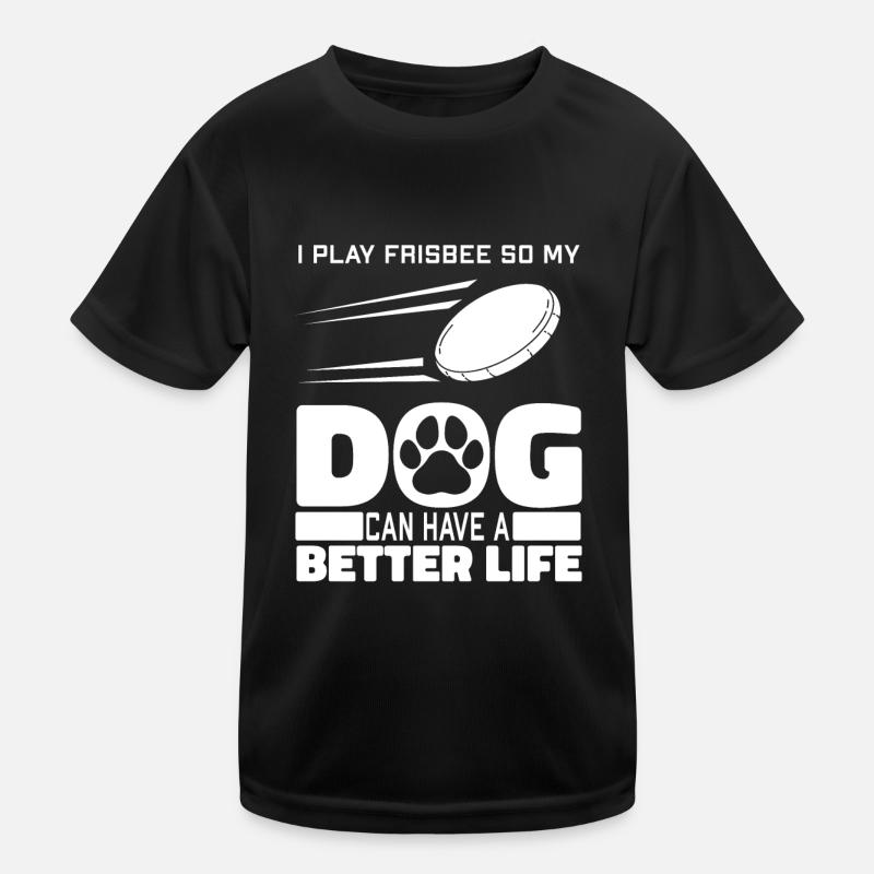 Frisbee Dog T-shirt sport Enfant