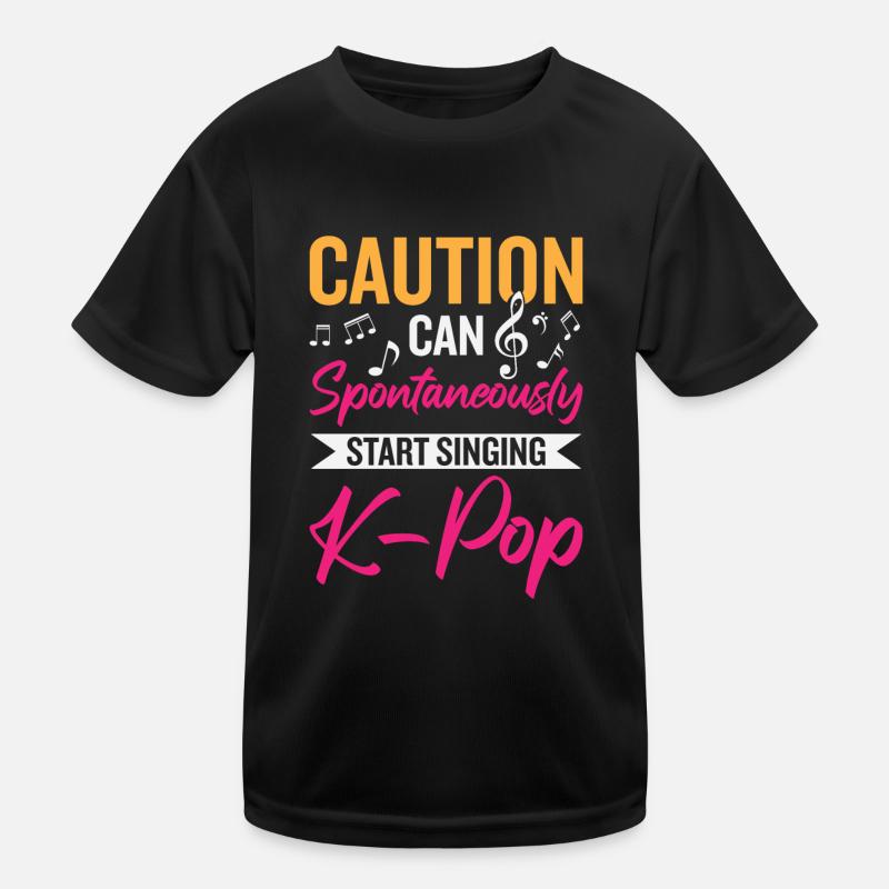 Peut spontanément commencer à chanter de la K-pop T-shirt sport Enfant
