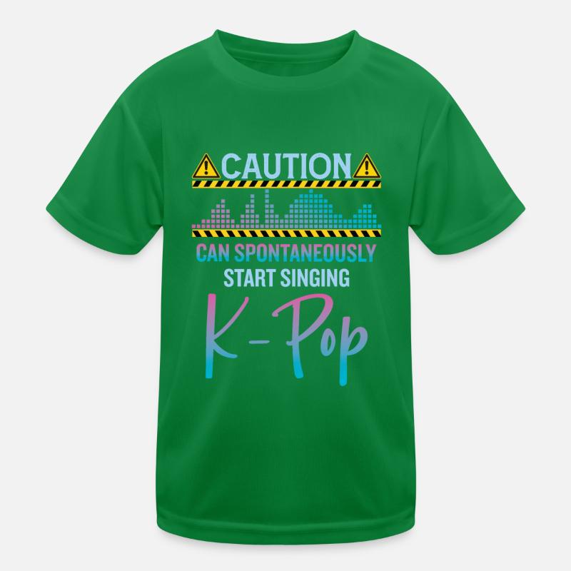 Peut spontanément commencer à chanter de la K-pop T-shirt sport Enfant