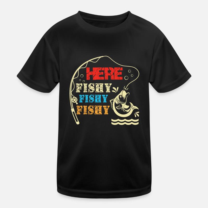 Here Fishy Kids Functional T-Shirt