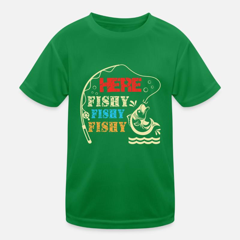 Here Fishy Kids Functional T-Shirt