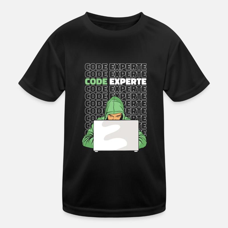 Entwickler Coder Programmierer Experte Kinder Funktions-T-Shirt