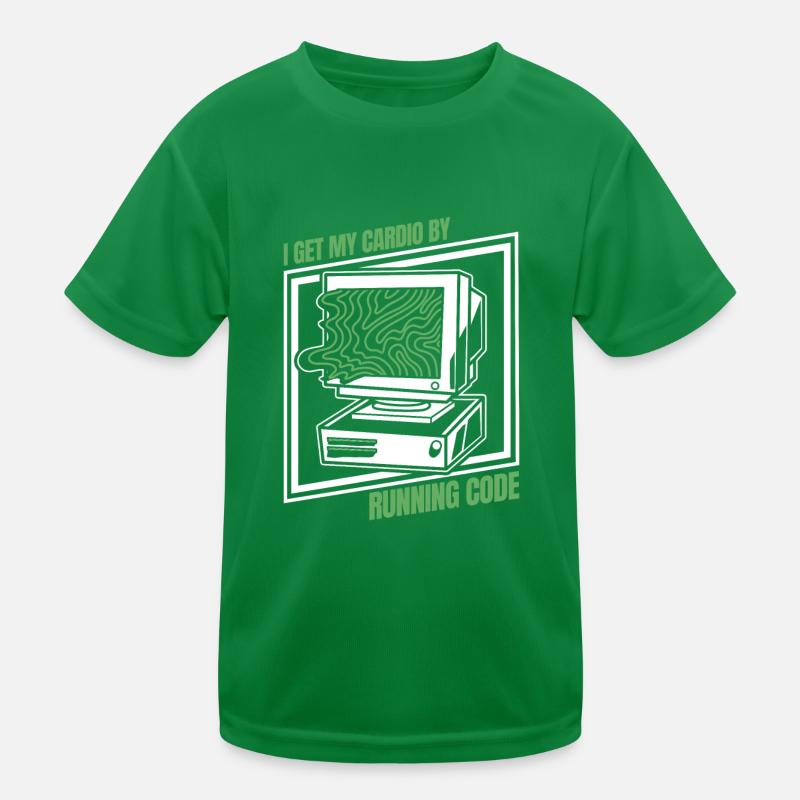 Developer Coder Programmer Heart Kids Functional T-Shirt
