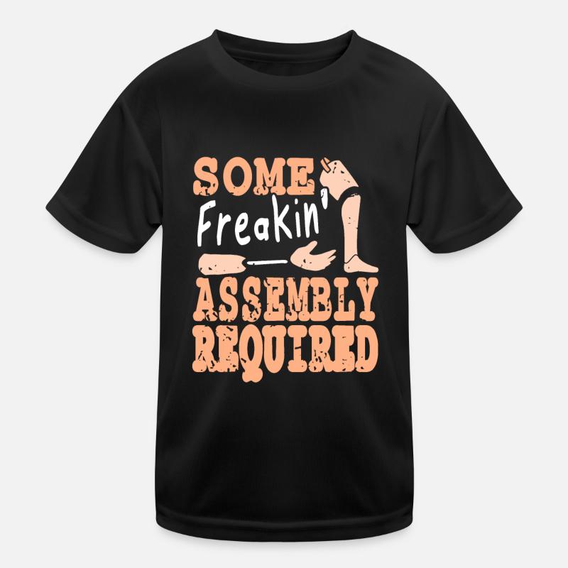 Prothèse amusante Un assemblage bizarre requis T-shirt sport Enfant