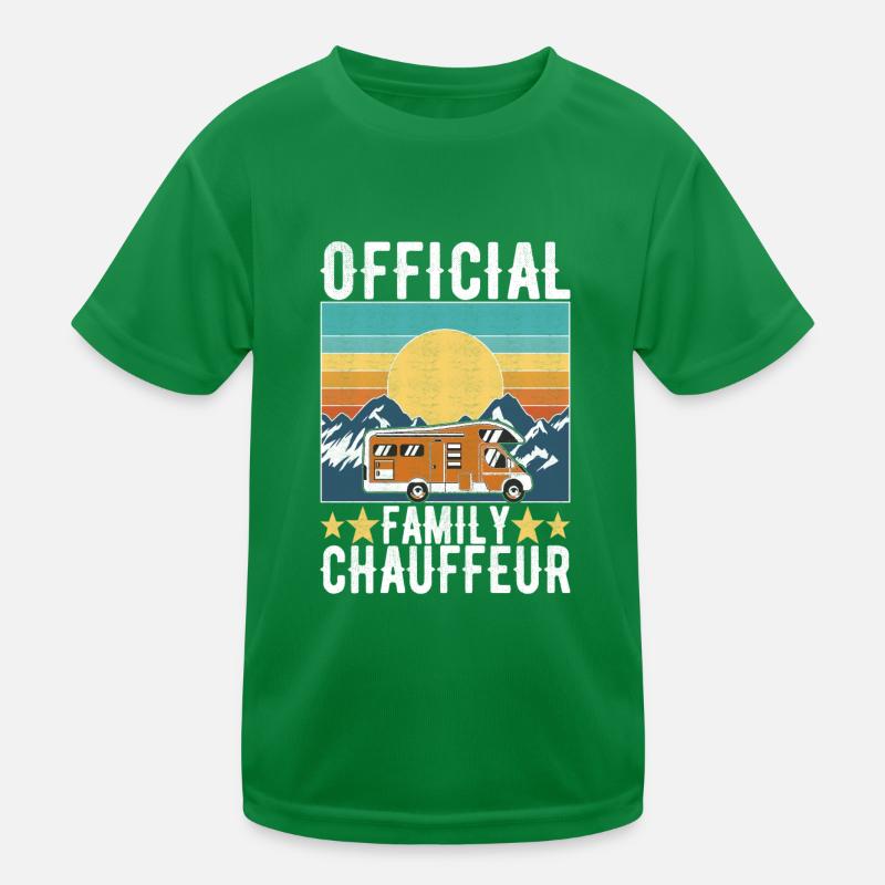 Camping Wohnmobil Kinder Funktions-T-Shirt