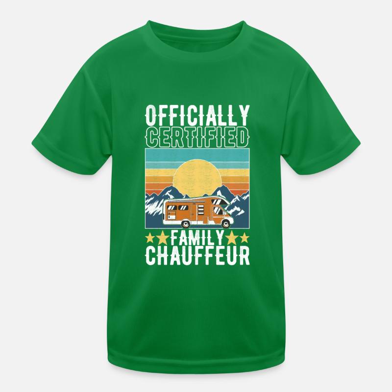 Camping Wohnmobil Kinder Funktions-T-Shirt