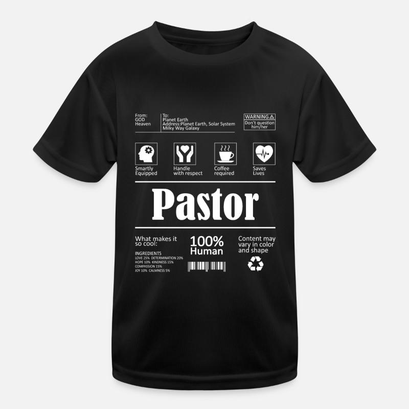 pasteur pastoral poison pasteur église chrétienne T-shirt sport Enfant