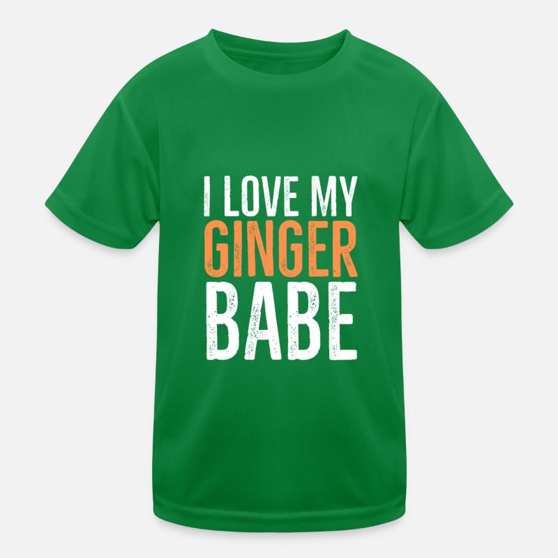 J’aime mon bébé gingembre T-shirt sport Enfant