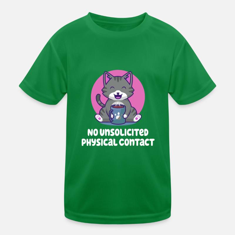 No unsolicited physical contact introvert Kids Functional T-Shirt