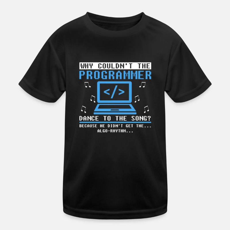 Entwickler Coder Programmierer Komisch Coding Kinder Funktions-T-Shirt