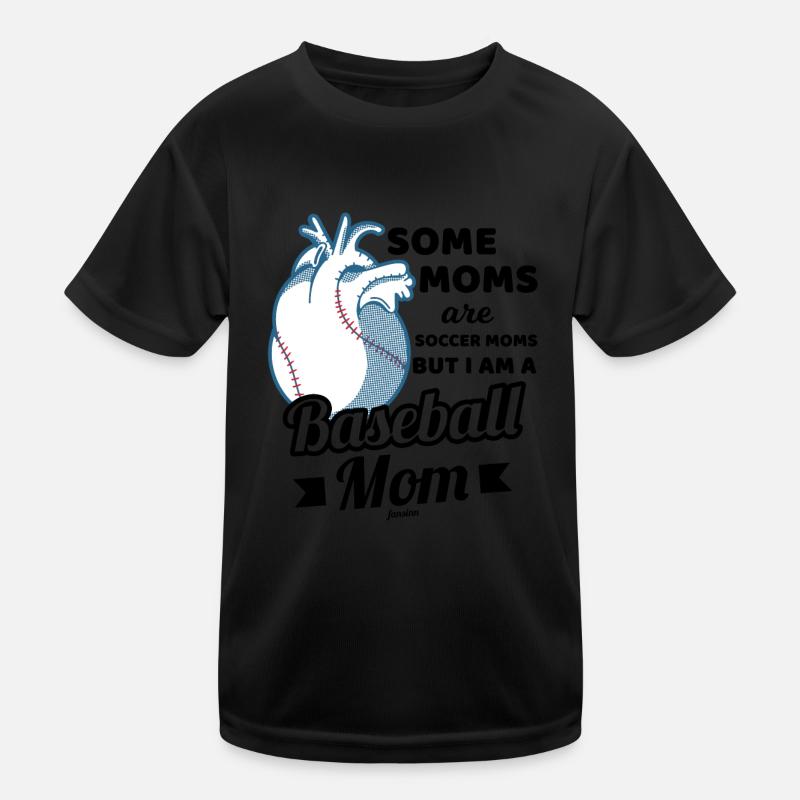 Baseball Mutter Sport Geschenk Kinder Funktions-T-Shirt