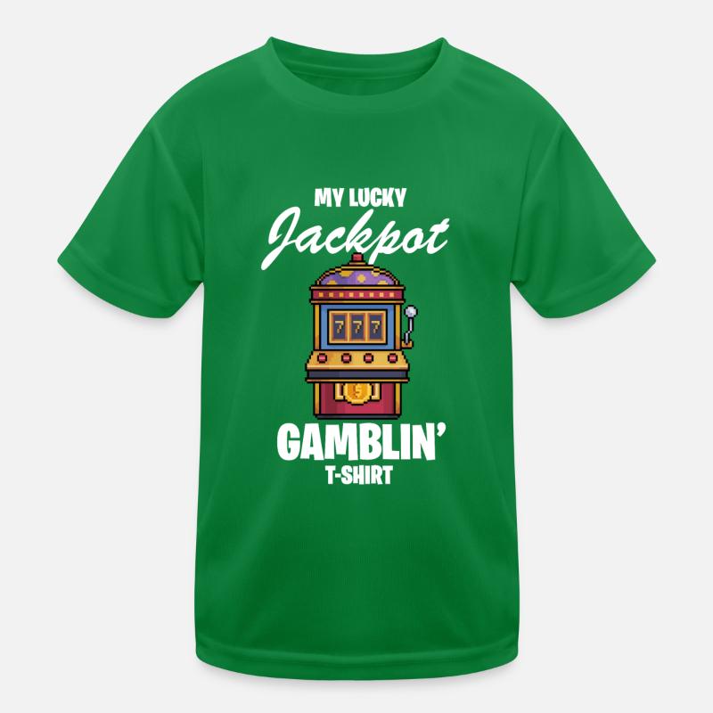 Machine à sous, Jeux d’argent, Machine à sous T-shirt sport Enfant