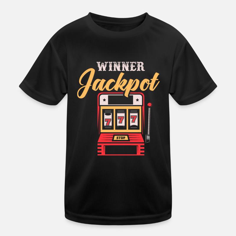 Machine à sous, Jeux d’argent, Machine à sous T-shirt sport Enfant