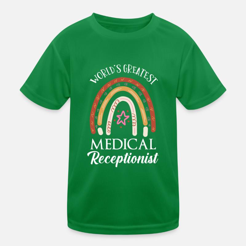 Medical receptionist Kids Functional T-Shirt
