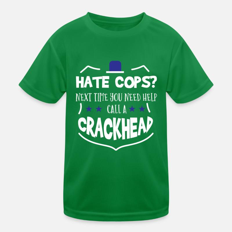 Polizeibeamter Uniformkostüm Kinder Funktions-T-Shirt