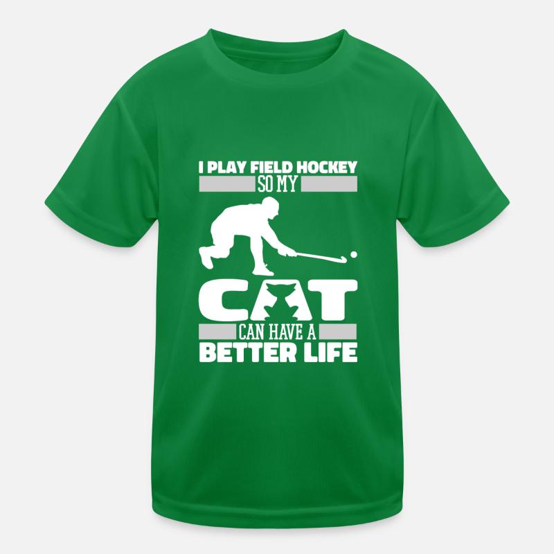 Chat de hockey sur gazon T-shirt sport Enfant
