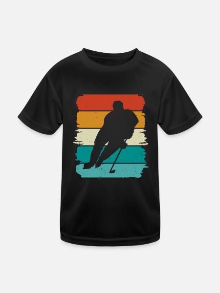 Eishockey Hockey sur glace - T-shirt sport Enfant - noir - Devant