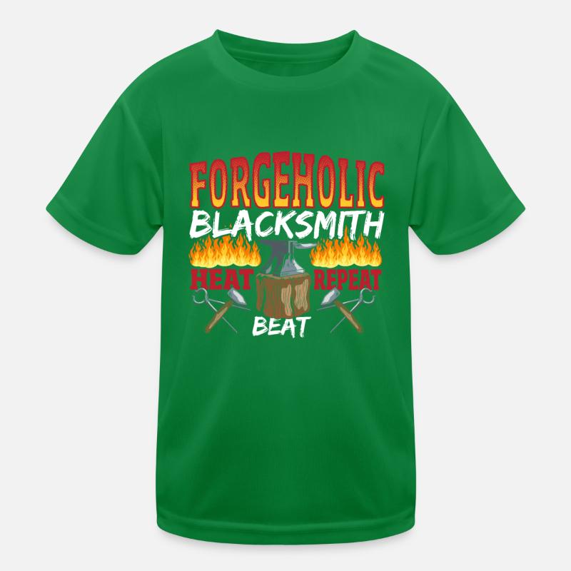 ForgeHolic BlackSmith Heat Beat Repeat Kinder Funktions-T-Shirt