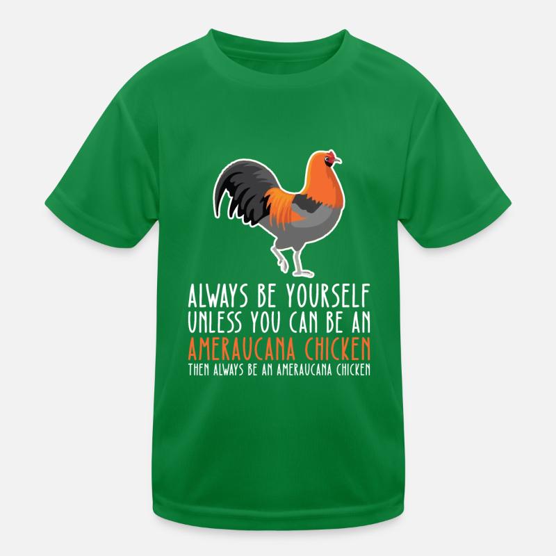 Soyez vous-même - Poulet Ameraucana T-shirt sport Enfant
