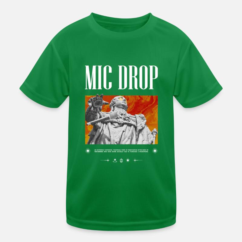 Mic Drop Kinder Funktions-T-Shirt
