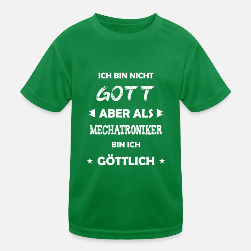Mechatroniker Geschenk Spruch Kinder Funktions-T-Shirt