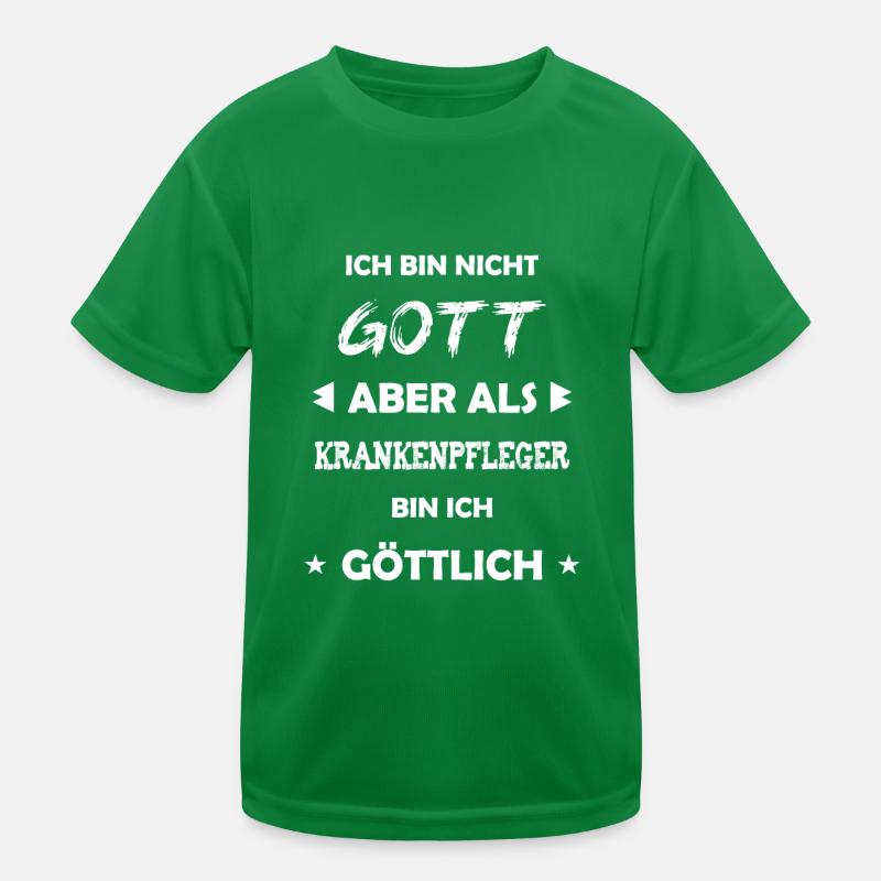 Krankenpfleger Geschenk Spruch Kinder Funktions-T-Shirt